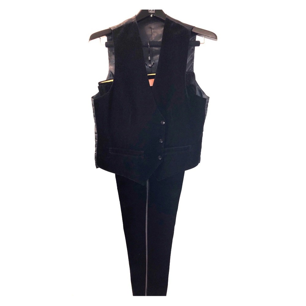 Velvet Tuxedo Vest and Pant